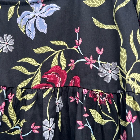 Anthropologie Dolan Top XS Babydoll Floral Blouse Colorful Whimsygoth Fairy - Picture 9 of 12